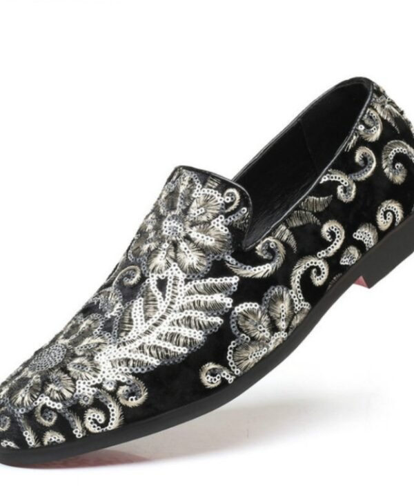 Men Casual Fashion Glitter Shoe Slip-on Shoes Loafers, 38, 39, 40, 41, 42, 43, 44, 45, 46, 47, 48