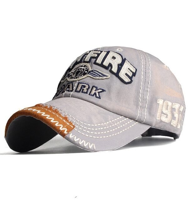 Cotton Embroidered Patch Washable Adjustable Baseball Cap