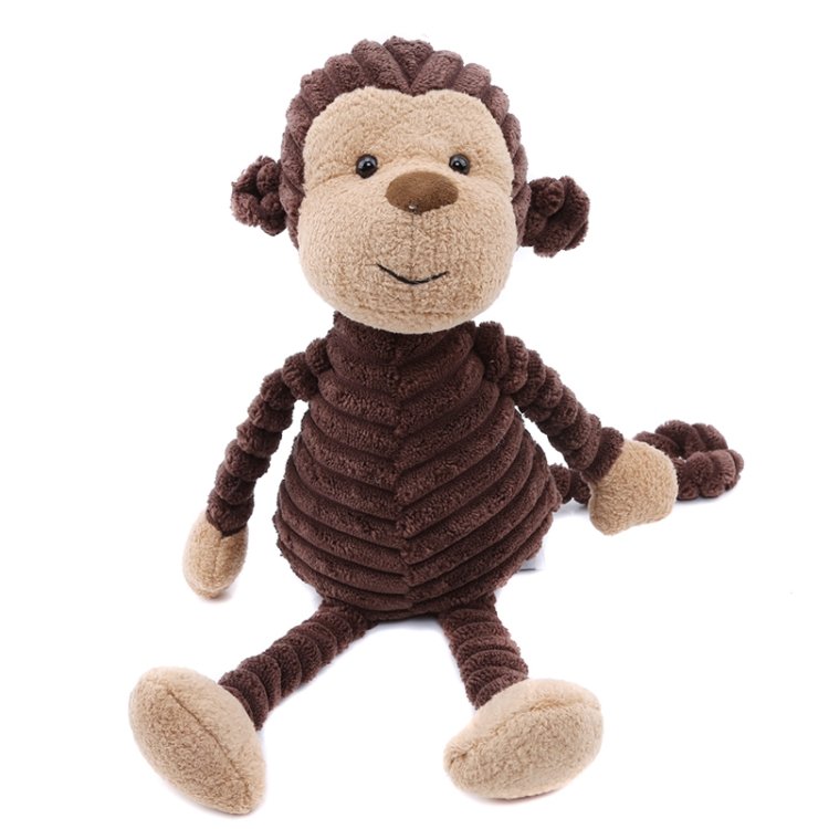 Striped Animal Plush Toy Doll Creative Animal Doll, Monkey 15cm, Fox 15cm, Panda 15cm, Elephant 15cm, Dog 15cm, Pig 15cm, Lion 15cm, Gray Rabbit 15cm, Pink Rabbit 15cm, Rhinoceros 15cm, Duck 15cm, Bear 15cm, Monkey 33cm, Fox 33cm, Panda 33cm... - Image 6