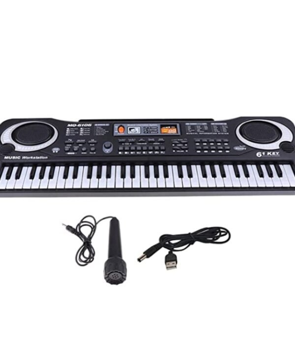 MQ-6106 61-key Multi-function Children Simulation Electronic Piano Children Intelligence Music Toys, EU Plug, MQ-6106 61-key Piano