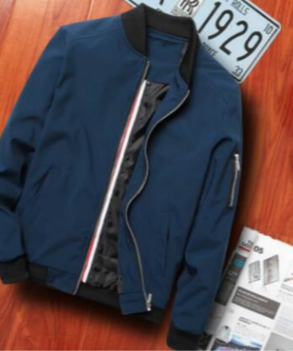 Men Zipper Jacket Male Casual Streetwear Hip Hop Slim Fit Pilot Coat Men Clothing, L, XL, XXL, XXXL, XXXXL