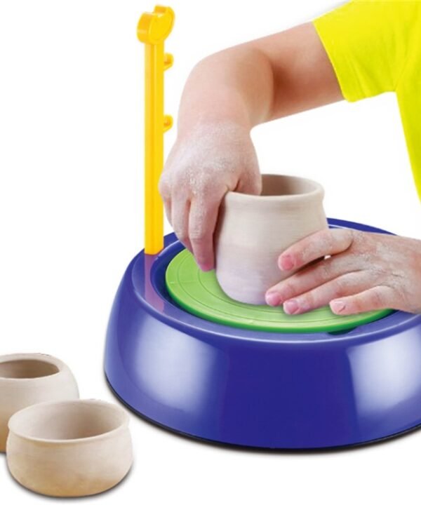 Portable Mini DIY Manual Electric Porcelain Pottery Children Art Education Crafts