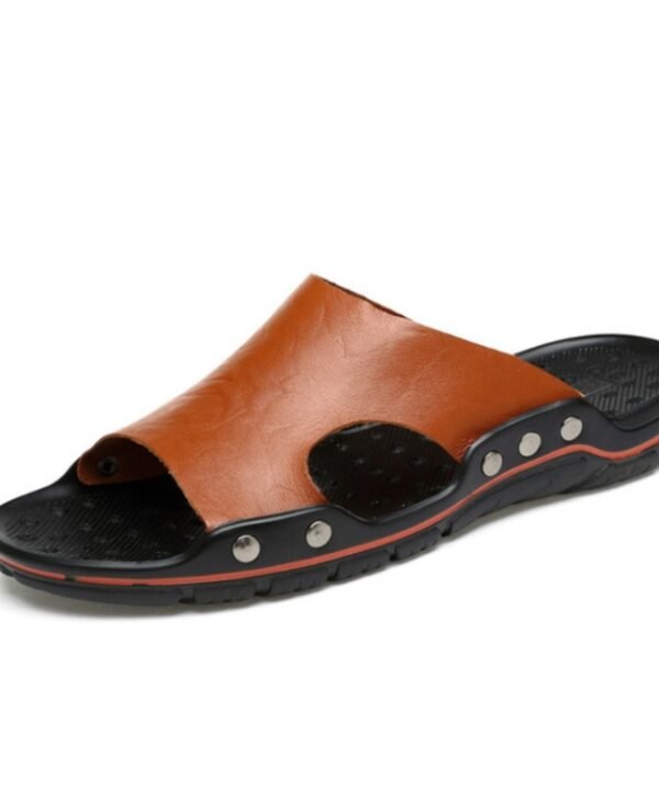 Men Casual Beach Shoes Slippers Microfiber Wear Sandals, 37, 38, 39, 40, 41, 42, 43, 44, 45