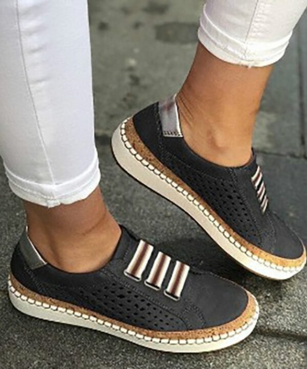 Ladies Sneakers Breathable Flats Shoes, 35, 36, 37, 38, 39, 40, 41, 42, 43