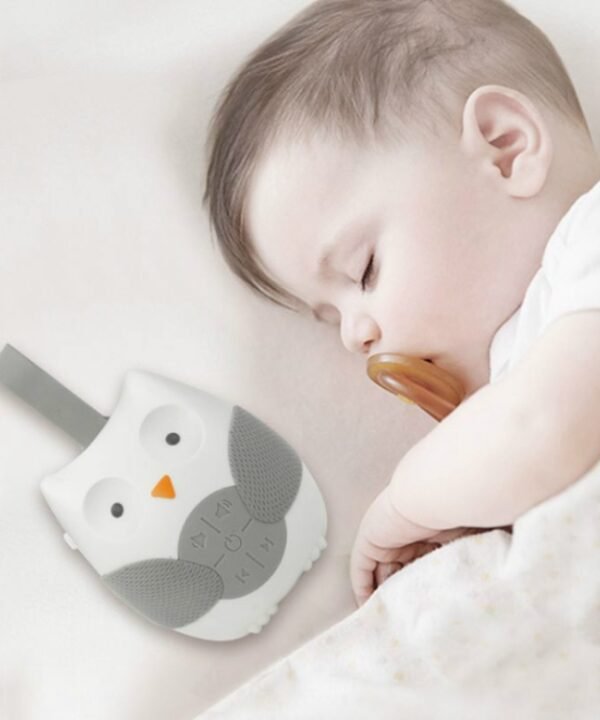 Baby Bedside Hanging Bell Sound Soothing Sleep Soft Owl Music Box Toy, Owl Music Box