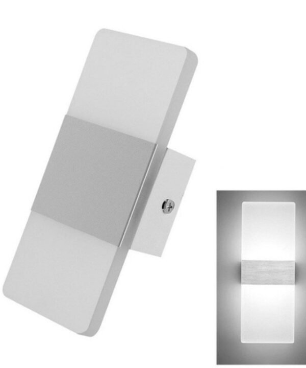 LED Bedroom Bedside Wall Aisle Balcony Wall Lamp, 14×6cm Right Angle White, 22×11cm Right Angle White, 29×11cm Right Angle White, 14×6cm Right Angle Black, 22×11cm Right Angle Black, 29×11cm Right Angle Black