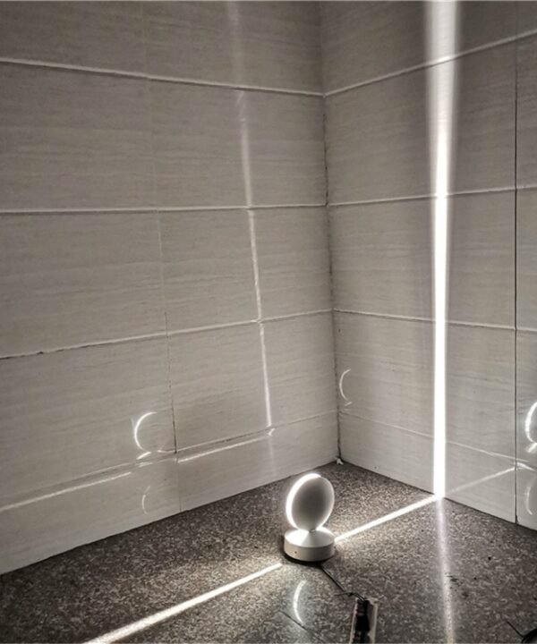 LED Door Frame Corridor Window Wall Spotlight, White, Black, Semicircle