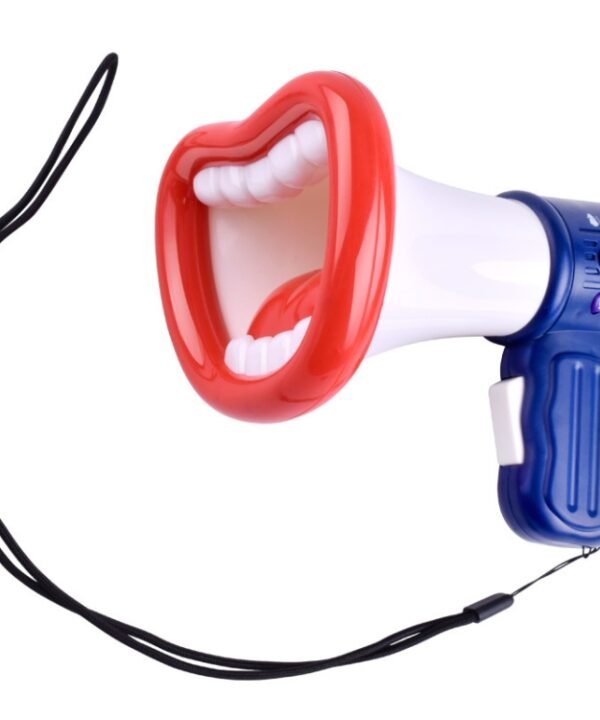 Children Handheld Microphone Speakers Sounder Loudspeaker Electric Music Tricks Toys, Random Color Delivery