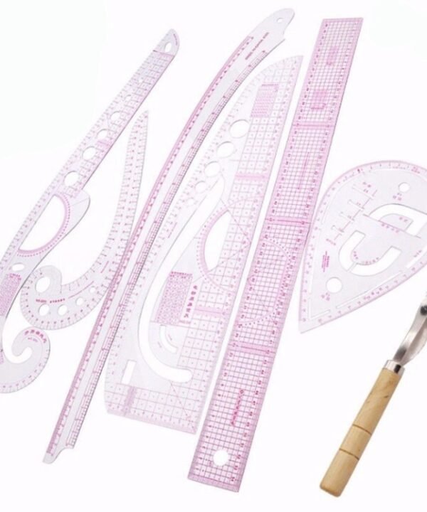 7 PCS / Set Sewing Curve Metric Ruler Measuring Tailor Clothing Tool Ruler Set