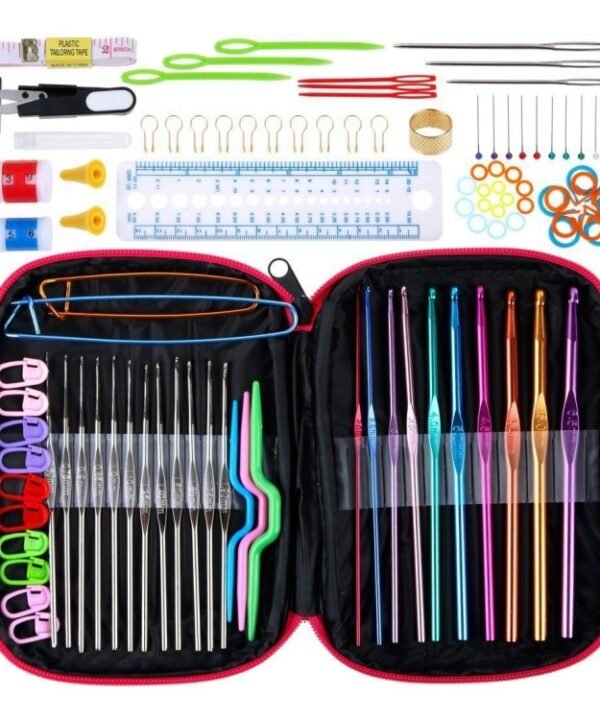 100 in 1 Crochet Knitting Tool Set