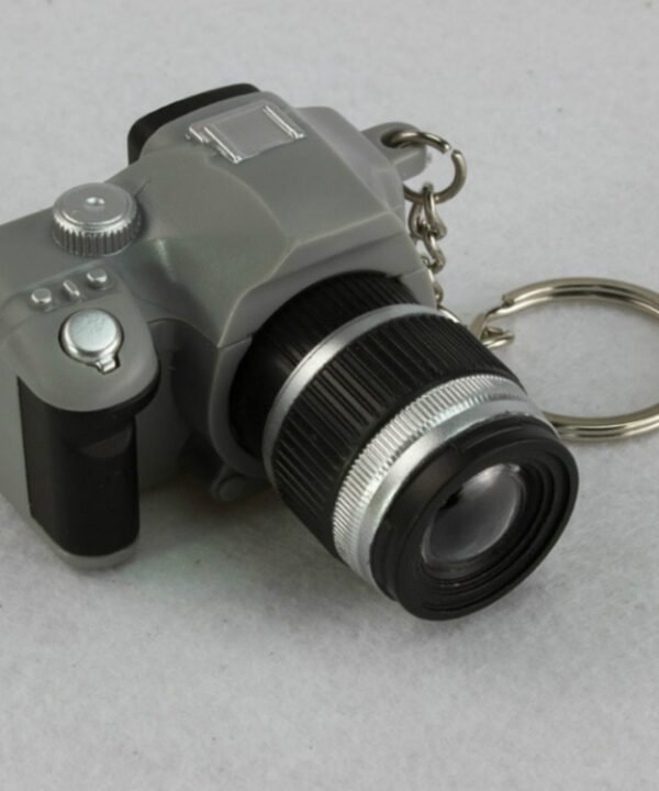 Children Mini SLR Camera Model Style Key Chain Small Pendant with Sound & LED Light