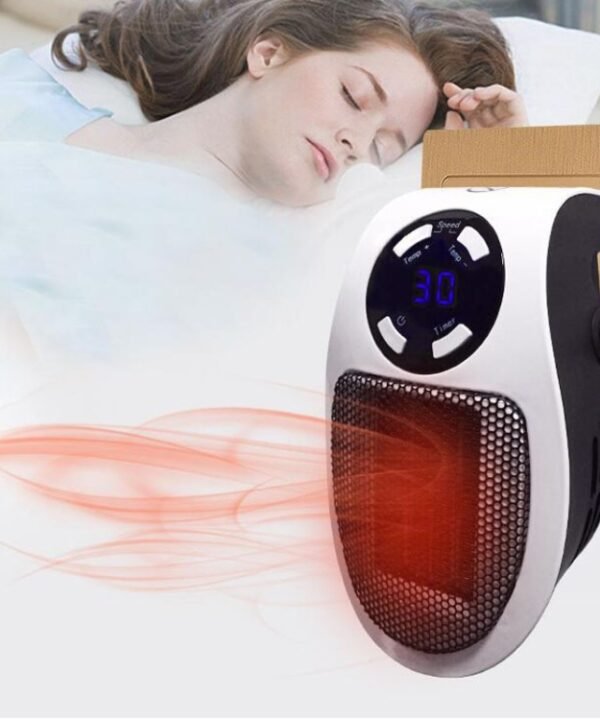 Mini Plug-in LCD Timing Electric Heater Office Home Heater Foot Warmer, With Remote Control EU, With Remote Control US 110v, With Remote Control UK, Without Remote Control EU, Without Remote Control US 110v, Without Remote Control UK