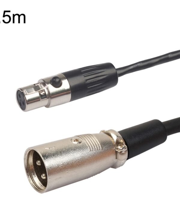 Xlrmini Caron Male To Mini Female Balancing Cable For 48V Sound Card Microphone Audio Cable, 0.5m, 1m, 1.5m, 2m, 3m, 5m, 10m