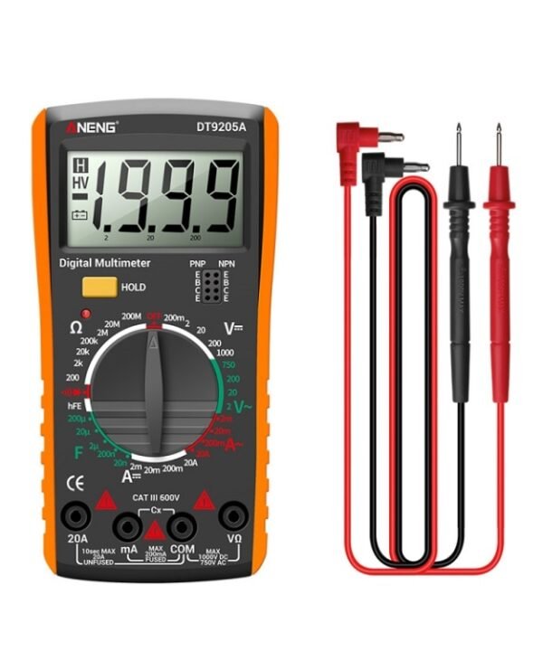 ANENG Automatic High-Precision Intelligent Digital Multimeter, DT9205A HOLD Key