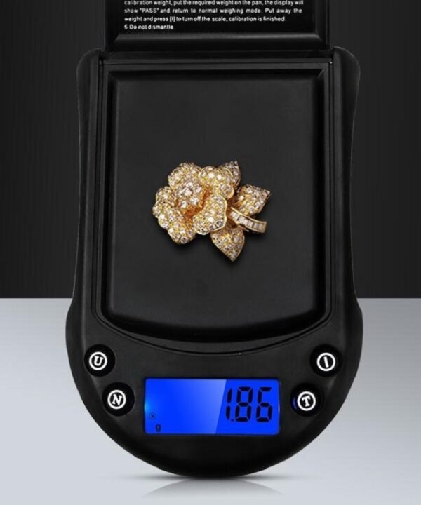 Precision Palm Scale Gold Silver Jewelry Scale Pocket Scale, Specification:200g/0.01g, 200g/0.01g  :Without Battery