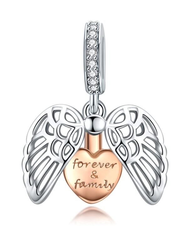 925 Sterling Silver Pendant Can Open Forever Home Charm DIY Bracelet Accessory