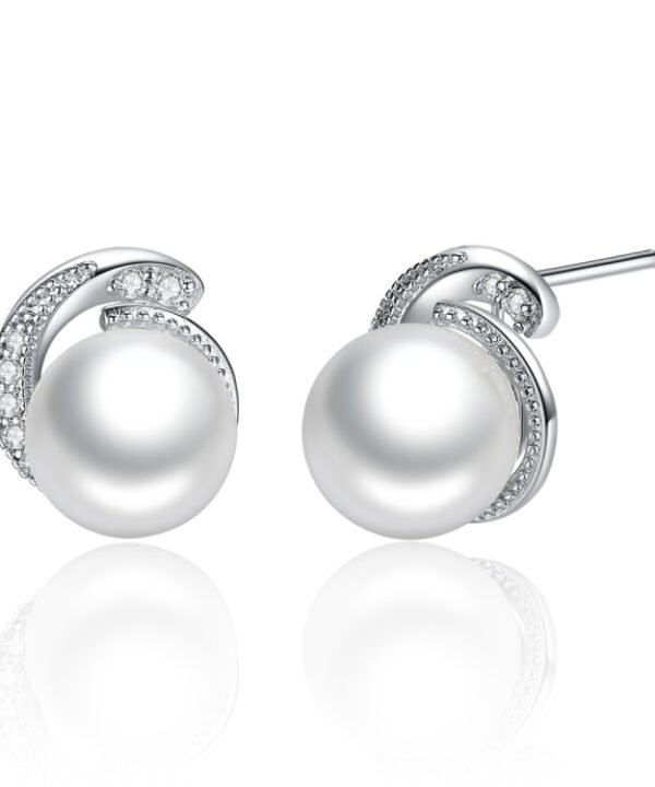 Pearl Earrings Jewelry S925 Sterling Silver Earrings