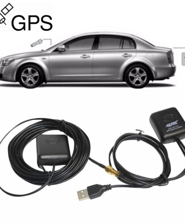 2 in 1 GPS Navigation Car Antenna Signal Amplifier