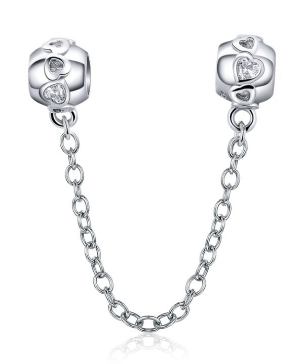 S925 Sterling Silver Little Cute Personality All-match Safety Chain