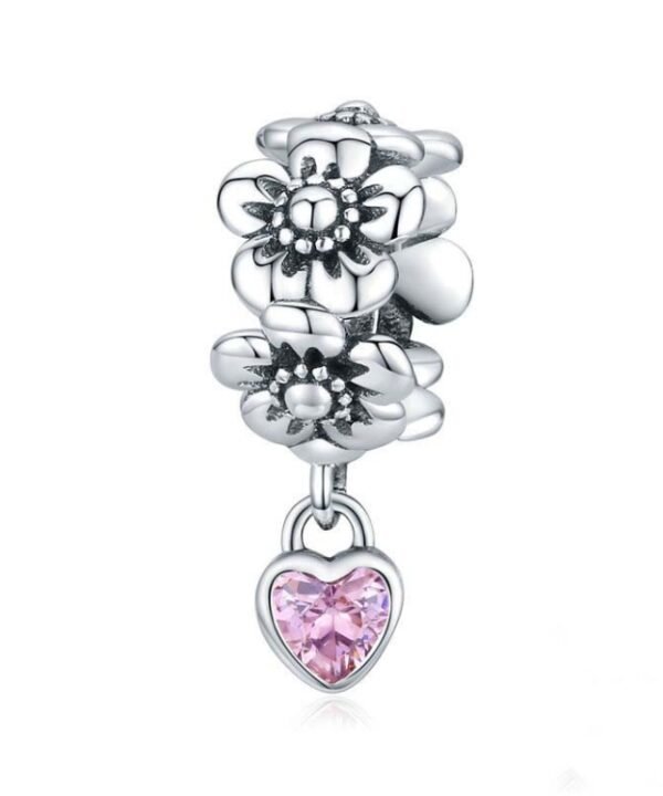 S925 Sterling Silver Flower Bead DIY Bracelet Accessories