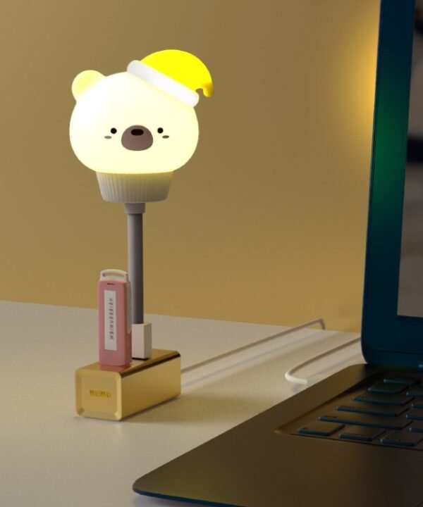 USB Night light LED Cute Bedroom Sleep Eye Protection Bedside Lamp, Regular Version, Remote Control Version