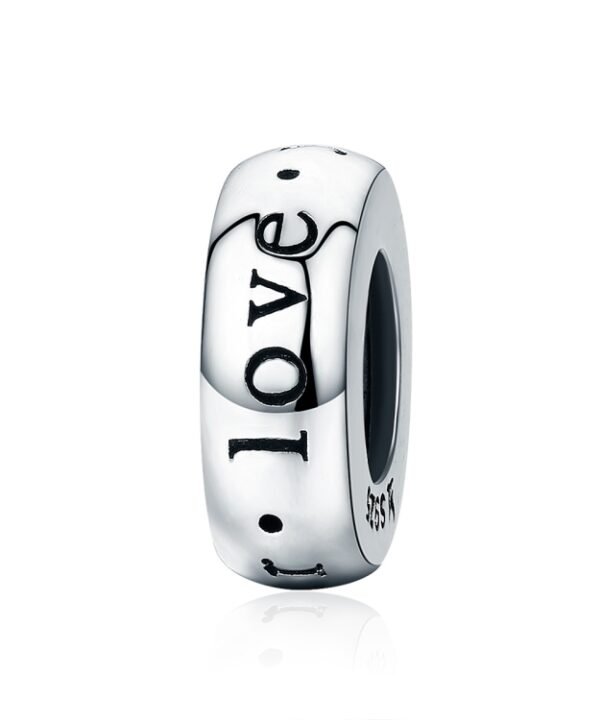 Girlfriend Gift S925 Sterling Silver Always Love You Love Heart Shaped Beads