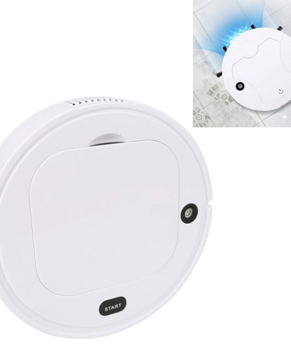 Household Intelligent Humidifying Sweeping Robot Spray Lazy Sweeping Dust Collector Mopping Vacuum Cleaner, White