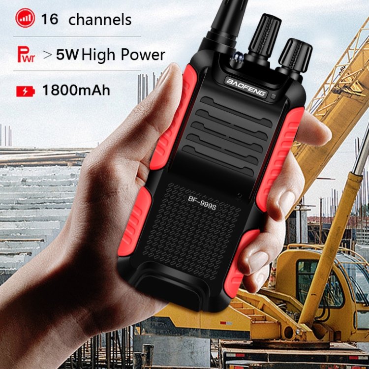 Baofeng BF-999S Handheld Outdoor FM high-power Walkie-talkie, US Plug, EU Plug - Image 3