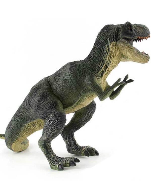 Simulation Animal Dinosaur World Static Toy Models, Green Tyrannosaurus, Brown Tyrannosaurus, Brown Red Parasaurus, Yellow Green Parasaurus, Yellow Spinosaurus, Gray Spinosaurus, Styracosaurus, Plesiosaurus, Brachiosaurus, 6 PCS Amagarone...