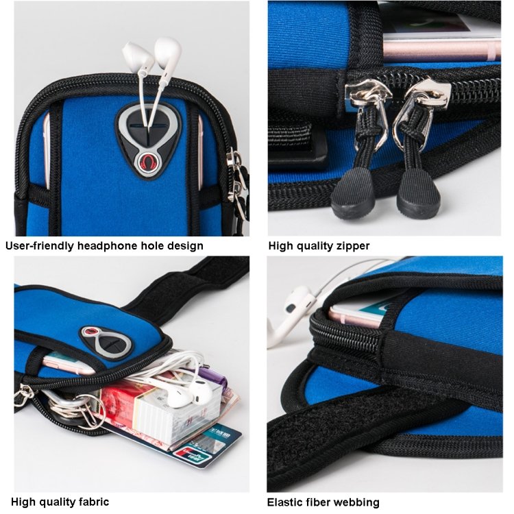Waterproof Neoprene Phone Running Protective Outdoor Wrist Sports Arm Bag, TBD047713301A, TBD047713301B, TBD047713301C, TBD047713301D, TBD047713301E - Image 6