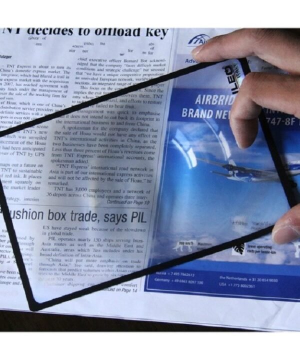 Card Slim Reading 3x Magnifier Business Card Magnifier, 120×180mm