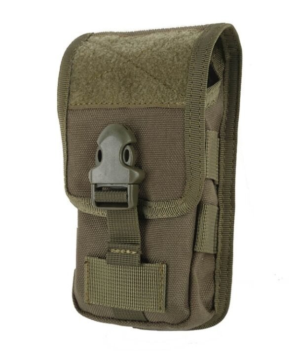 Multifunctional Molle System Waist Bag Outdoor Running Pockets for Mobile Phone under 5.5 inch, 2 PCS