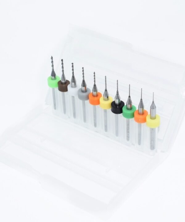 10pcs 0.3mm to 1.2mm PCB mini drill Bit tungsten steel carbide for print circuit board cnc drill Bits Machine