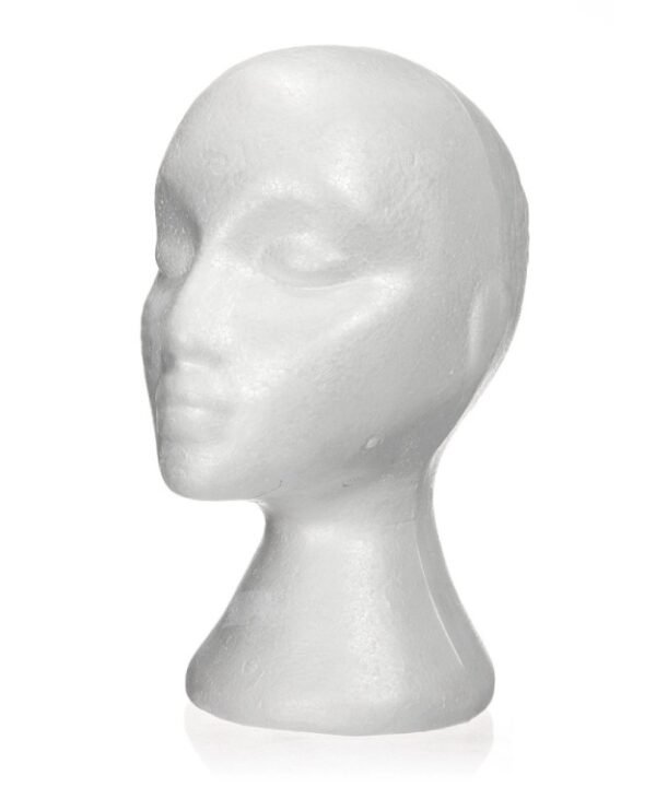Dummy mannequin head Female Foam Exhibitor for Woman Mannequin Foam