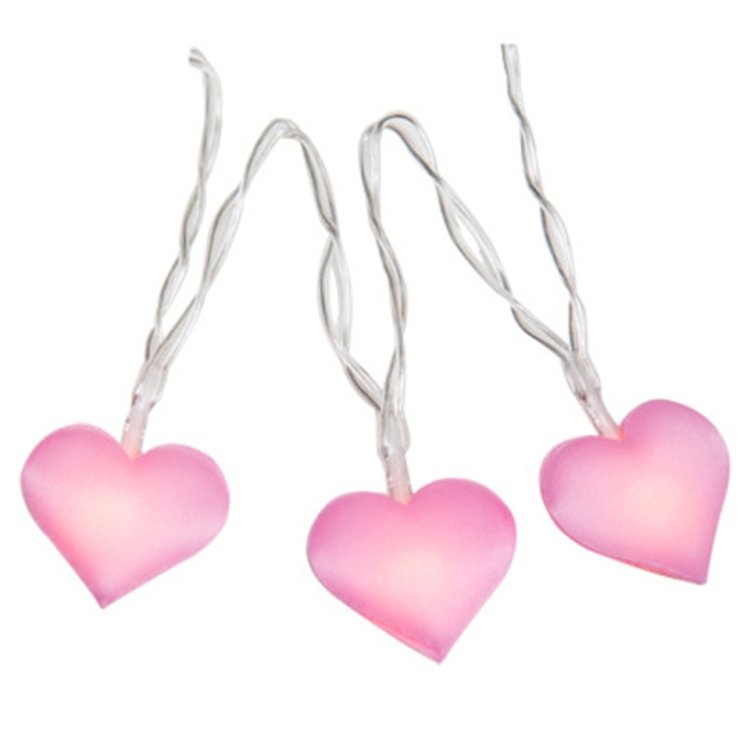 LED Fairy Lights Love Heart Lantern Navidad String Lights Holiday Lighting Bedroom Home Decoracion, 2m 16LEDs, 3m 20LEDs - Image 5