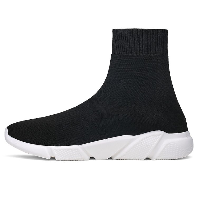 Knit Upper Breathable Sport Sock Boots Chunky Sneakers High Top Running Shoes for Men / Women, 35, 36, 37, 38, 39, 40, 41, 42, 43, 44, 45, 46, 47 - Image 7