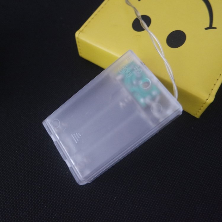 1.5m 10 LEDs Battery Powered Warm White Creative DIY Frangipani LED String Lights Floral Holiday Lighting Event Party Garland Bedroom Decoration - Image 6