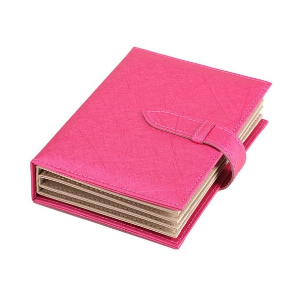 Portable PU Leather Storage Box Necklace Jewelry Display Box Organizer