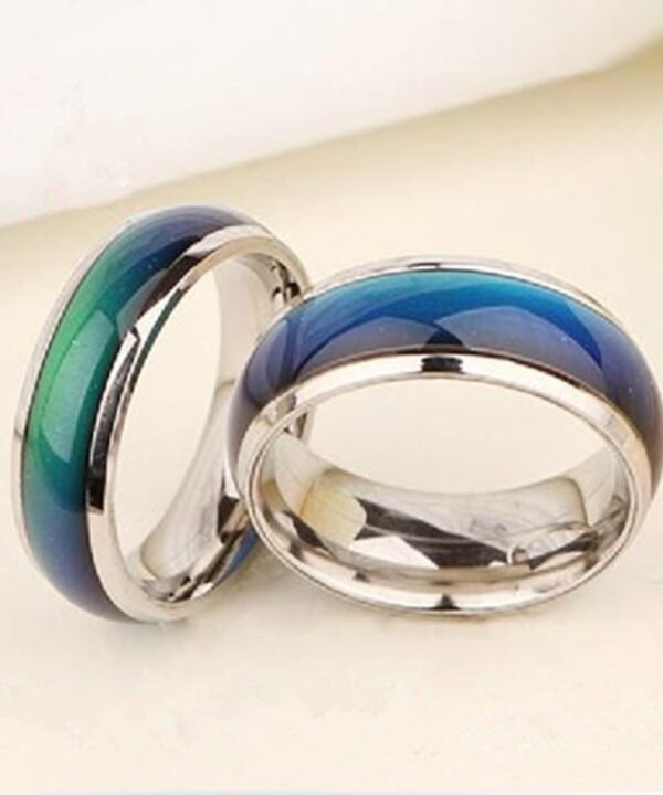 Fine Jewelry Mood Ring Color Change Emotion Feeling Mood Ring Changeable Band Temperature Ring, 16mm, 17mm, 18mm, 19mm, 20mm