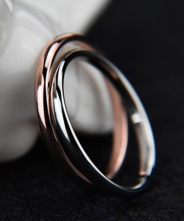 Female Stainless Steel Titanium Steel Ring, 3, 4, 5, 6, 7, 8, 9, 10