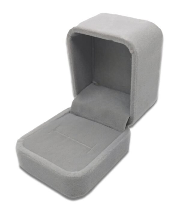 Exquisite Jewelry Packaging Gift Box, 5x5.5cm (Flannel Grey), 7x7cm (Flannel Grey), 7.5x7.5cm (Bow Knot)