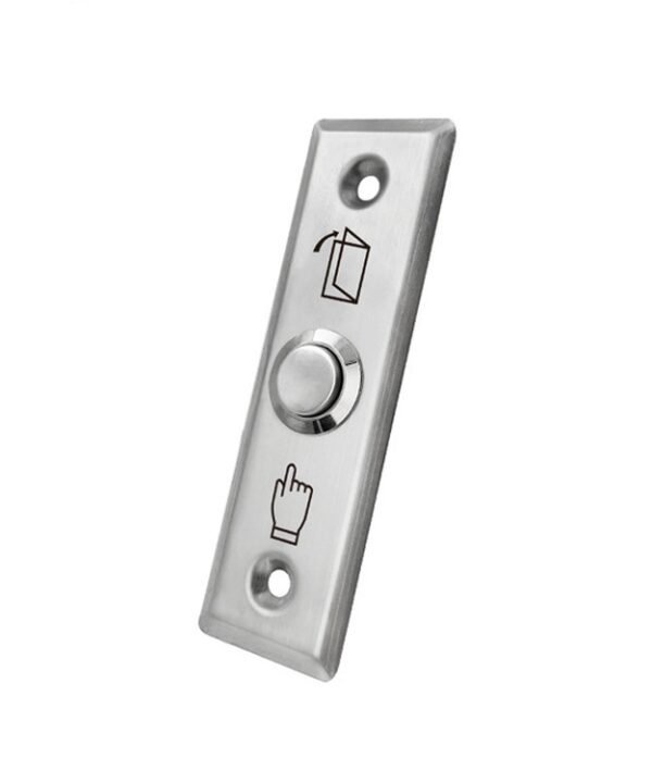 S28 Stainless Steel Narrow Strip Self-reset Electronic Access Control System Switch Out Button