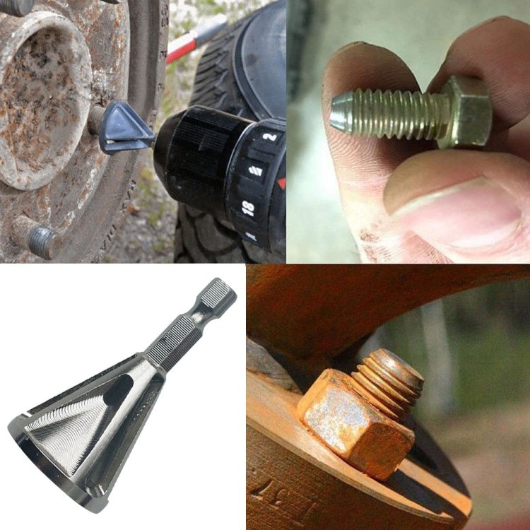 Stainless Steel Deburring External Chamfer Tool High Strength Hardness Drill Bit Remove Burr Hexagonal grooved chamfer - Image 5
