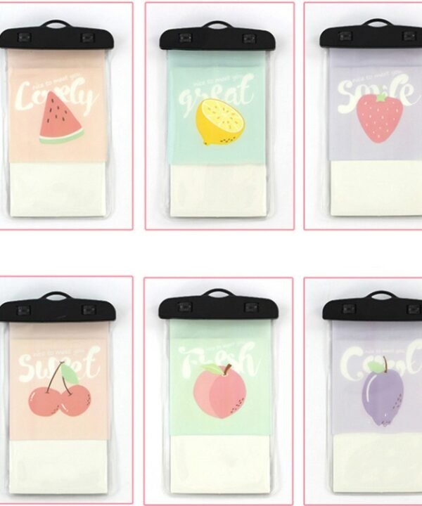 10 PCS Outdoor Diving Swimming Creative Cartoon Touch Screen Transparent PVC Mobile Phone Waterproof Bag Color Random Delivery