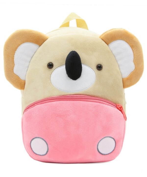 3D Cartoon Koala Plush Children Backpacks Kindergarten Schoolbag