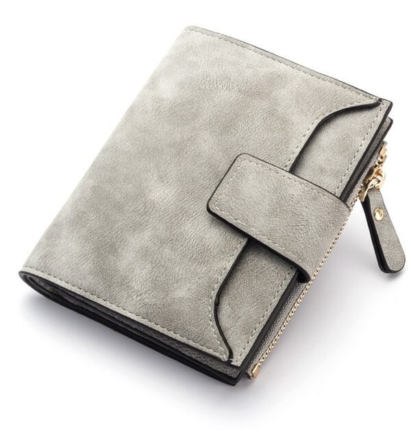 Leather Women Hasp Small Slim Coin Pocket Purse Cards Holders Wallet