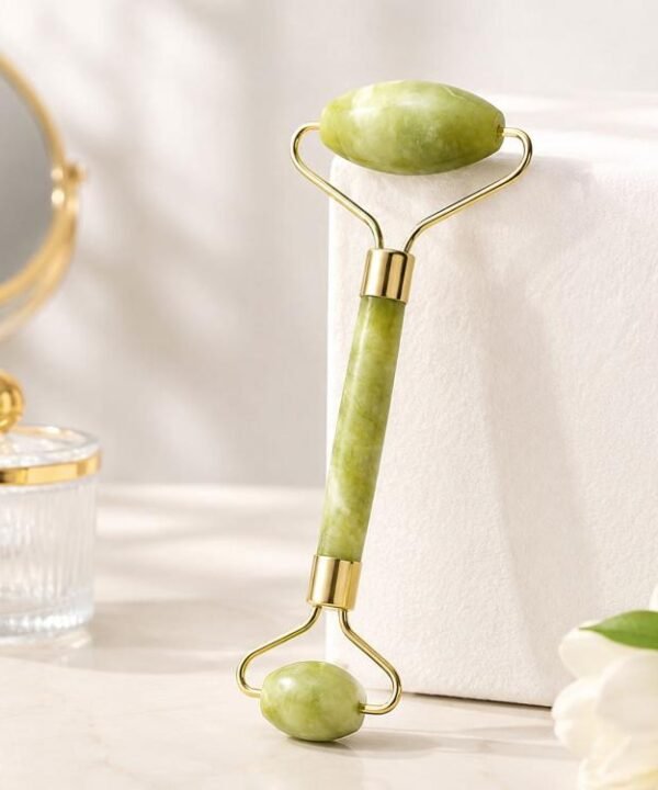 Double Jade Facial Massage Roller Stick