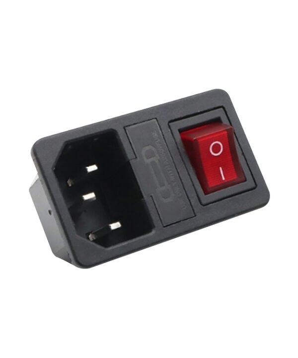 10 PCS AC-01 Three Pins Power Socket with Safety Switch Socket