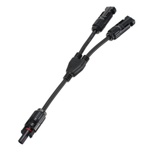 1 Pair MC4 Branch Y Adapter Connectors M/M/F and F/F/M for Solar Panels Cable - Image 2