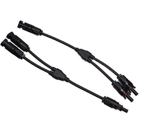 1 Pair MC4 Branch Y Adapter Connectors M/M/F and F/F/M for Solar Panels Cable - Image 4